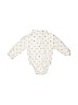 Gymboree 100% Cotton White Long Sleeve Onesie Size 12-18 mo - photo 2