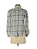 Ann Taylor LOFT 100% Cotton Gray Long Sleeve Button-Down Shirt Size XS (petite) - photo 1