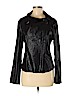 Calvin Klein Black Faux Leather Jacket Size M - photo 1