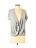 Free People Gray Short Sleeve Top Size XS - photo 1