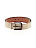 Timberland 100% Leather Print Ivory Leather Belt Size M - photo 1