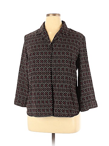 Sag Harbor Long Sleeve Blouse (view 1)