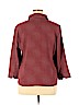 Sag Harbor 100% Polyester Burgundy Long Sleeve Blouse Size 16 - photo 2