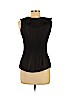 Sunny Leigh 100% Polyester Black Sleeveless Blouse Size L (petite) - photo 2