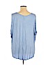 Cable & Gauge Blue Short Sleeve Top Size 2X - photo 2