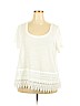 Lane Bryant White Short Sleeve T-Shirt Size 18 - 20 Plus - photo 1