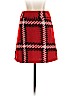 Topshop Red Wool Skirt Size 4 - photo 1