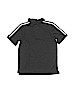 Adidas 100% Polyester Stripes Gray Short Sleeve Polo Size M (kids) - photo 2
