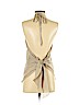 Robert Rodriguez 100% Silk Tan Sleeveless Silk Top Size 0 - photo 2