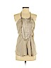 Robert Rodriguez 100% Silk Tan Sleeveless Silk Top Size 0 - photo 1