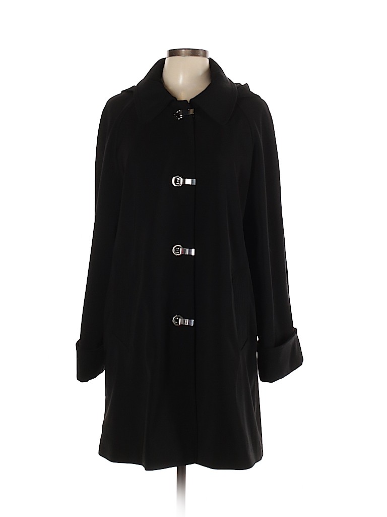 MICHAEL Michael Kors 100% Polyester Black Coat Size L - photo 1