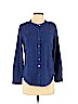 Apt. 9 100% Polyester Blue Long Sleeve Blouse Size S (petite) - photo 1