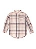 Crazy 8 100% Cotton Plaid White Long Sleeve Button-Down Shirt Size 7 - 8 - photo 1