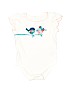 Gymboree 100% Cotton White Short Sleeve Onesie Size 3-6 mo - photo 1
