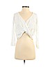 Urban Outfitters 100% Rayon White Long Sleeve Blouse Size XS - photo 1