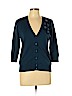 Ann Taylor LOFT Outlet 100% Cotton Blue Cardigan Size L (petite) - photo 1