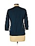 Ann Taylor LOFT Outlet 100% Cotton Blue Cardigan Size L (petite) - photo 2