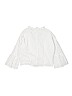 Girl Krazy 100% Cotton White Long Sleeve Blouse Size M (kids) - photo 2