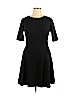 Sharagano Black Casual Dress Size 14 - photo 1