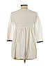 Zara 100% Cotton White 3/4 Sleeve Blouse Size XS - photo 2