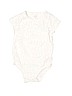 Aden + Anais 100% Cotton Print White Short Sleeve Onesie Size 6-9 mo - photo 1