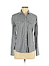Banana Republic 100% Cotton Blue Long Sleeve Button-Down Shirt Size M (petite) - photo 1