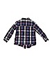 Old Navy 100% Cotton Plaid Blue Long Sleeve Button-Down Shirt Size 5T - photo 2