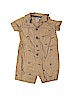 Carter's 100% Cotton Tan Short Sleeve Outfit 3-6 MO / 6 MO - photo 1