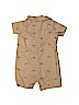 Carter's 100% Cotton Tan Short Sleeve Outfit 3-6 MO / 6 MO - photo 2