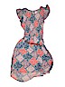 Justice 100% Rayon Print Pink Dress Size 18 - photo 1