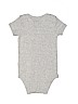 Carter's 100% Cotton Gray Short Sleeve Onesie 3-6 MO / 6 MO - photo 2