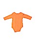 Baby Nay 100% Cotton Graphic Orange Long Sleeve Onesie 3-6 MO / 6 MO - photo 2