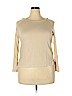 Banana Republic 100% Linen Tan Long Sleeve Blouse Size XL - photo 1