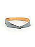 Omega 100% Leather Solid Gray Leather Belt Size L - photo 1