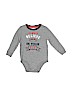 OshKosh B'gosh 100% Cotton Gray Long Sleeve Onesie 12-18 MO / 18 MO - photo 1