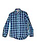 Mini Boden 100% Cotton Blue Long Sleeve Button-Down Shirt Size 10 - photo 1