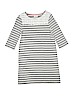 Johnnie b 100% Cotton Stripes Gray Dress Size 12 - 14 - photo 1