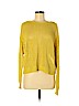 Eileen Fisher 100% Linen Flax Yellow Pullover Sweater Size M - photo 1