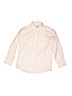 Talbots Kids 100% Cotton Solid White Long Sleeve Button-Down Shirt Size 8 - photo 1
