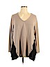 Retro-ology Tan Long Sleeve Top Size 1X - photo 1