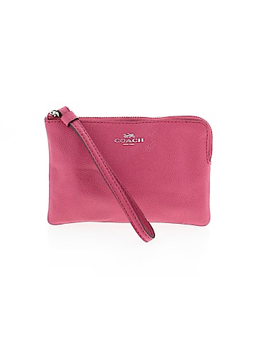 Coach Factory Leather Wristlet (view 1)