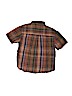 Old Navy 100% Cotton Brown Short Sleeve Button-Down Shirt Size M (kids) - photo 2