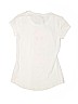 Justice 100% Cotton White Short Sleeve T-Shirt Size 7 - photo 2