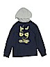 Gymboree 100% Cotton Graphic Blue Pullover Hoodie Size 10 - photo 1