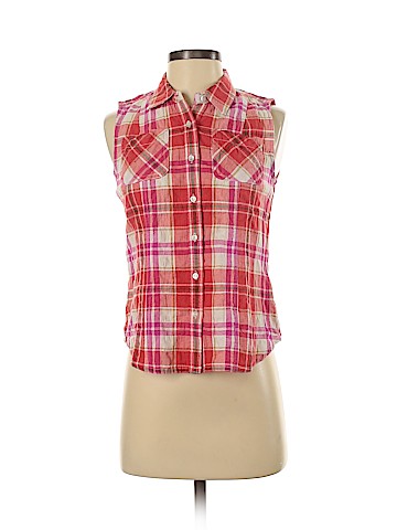 Sandra Ingrish Sleeveless Button-Down Shirt (view 1)