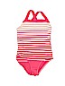 Unbranded Stripes Pink One Piece Swimsuit Size 3T - photo 1