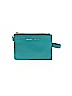 MICHAEL Michael Kors Teal Leather Wristlet One size - photo 1
