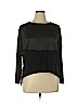 JLo by Jennifer Lopez 100% Modal Black Long Sleeve Top Size XL - photo 1