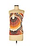 Trina Turk 100% Silk Orange Tube Top Size M - photo 1