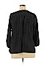 Marybelle 100% Polyester Black 3/4 Sleeve Blouse Size 1X - photo 2
